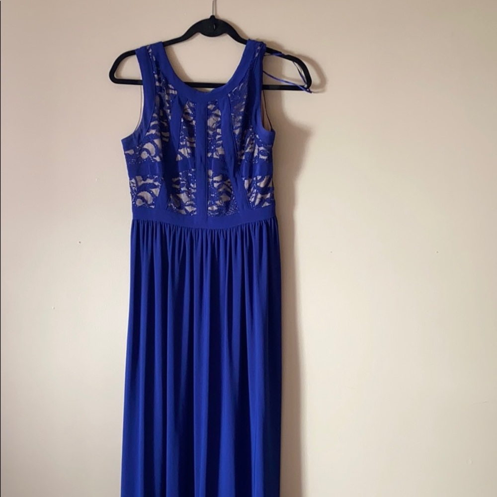 Royal blue formal gown